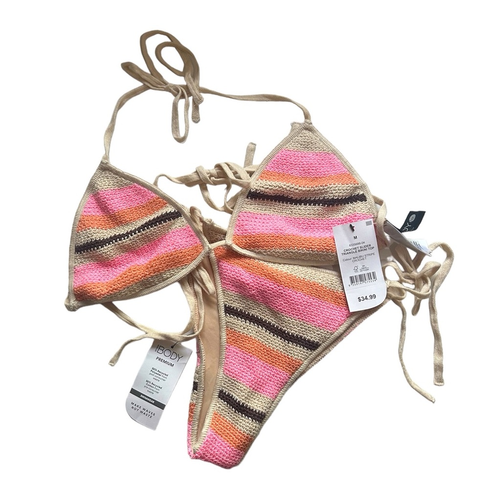Striped Cotton On Bikini